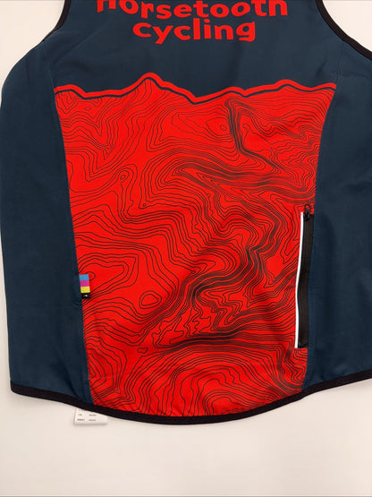 $110 Specialized Men’s Deflect Alpha Zip Vest - Red/Blue - Medium -NEW WITH TAGS