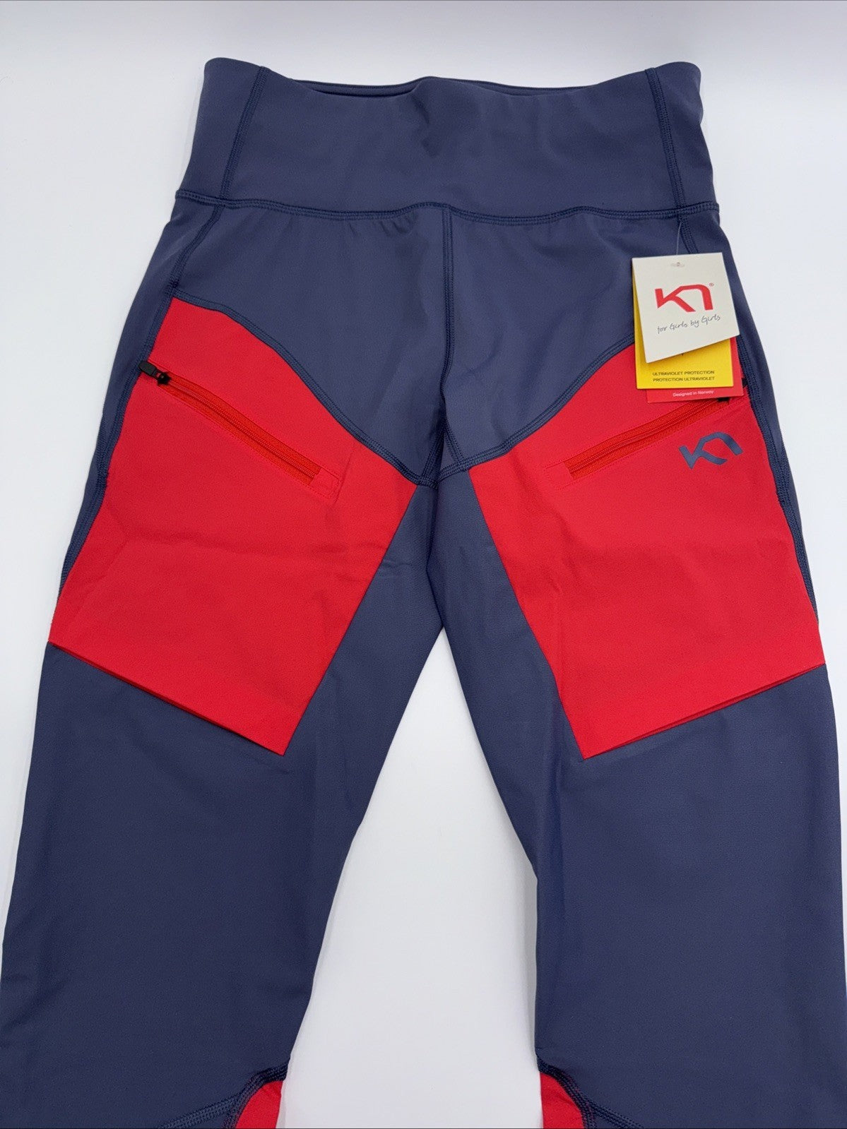 $120 Kari Traa Women's Ane Hiking Tights - Moon Purple/Red - Large - New Tag