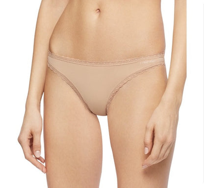 3 Pack Calvin Klein  Thong Panty- 1 Flirty/2 Invisible- Black/Bare - Small