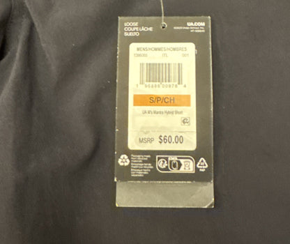 $60 Under Armour Men’s Mantra Hybrid Shorts 1386065 - Black- Small -New Tag