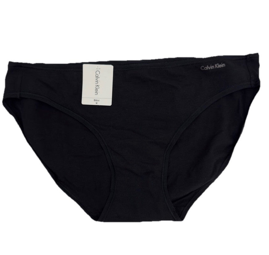 3 Pair Calvin Klein Women’s Bikini Panty QD3644-1 Red/1 Black/1 Blush- Medium