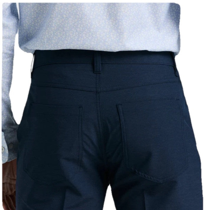 $85 Original Penguin Men’s Tech 5 Pocket Golf Trousers- Black Iris -Size 32W 30L
