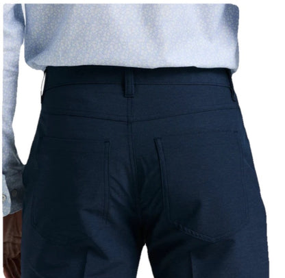 $85 Original Penguin Men’s Tech 5 Pocket Golf Trousers- Black Iris -Size 32W 30L