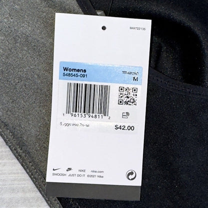 $42 Nike Women's Victory Shape Sports Bra -Grey/Black- Medium