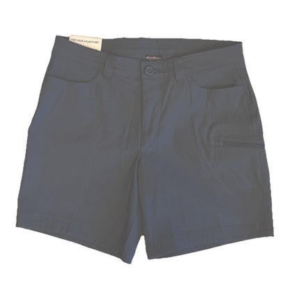 $60 Eddie Bauer Women’s Rainier Waterproof Active Shorts -Graphite- Size: 4-New