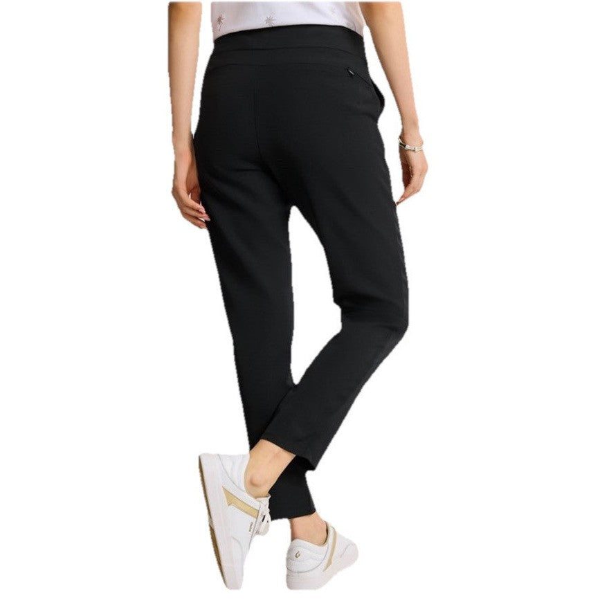 Tommy Bahama Women’s Active Pants- Zip Back Pockets- Zip Ankle-Black- Large-NEW