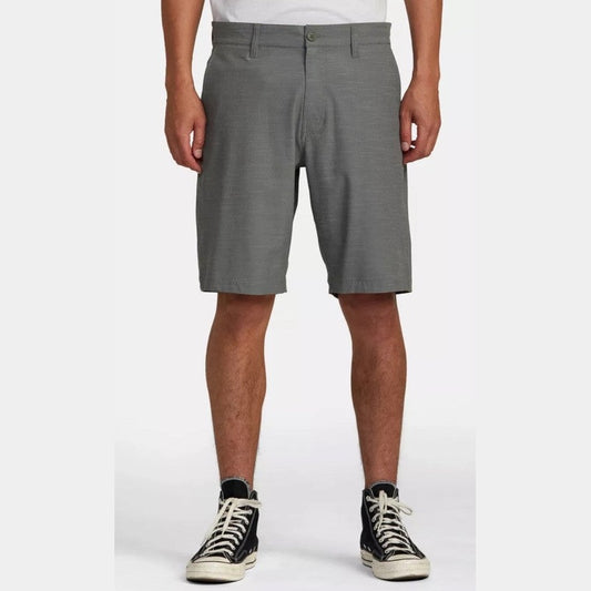 $60 RVCA Men’s Balance Hybrid 9.5” Shorts - Olive (Grey)- Size: 32W - New Tags