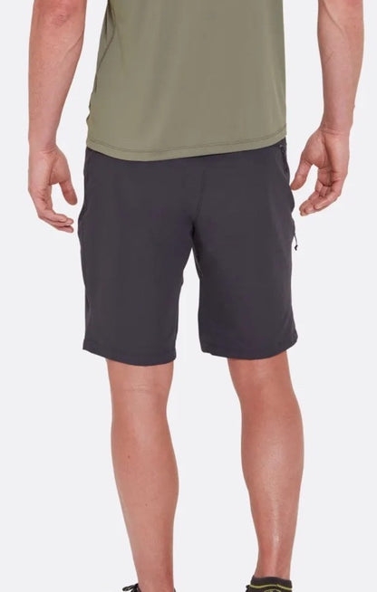 $80 Rab Men's Incline Stretch Fabric Lightweight Shorts- Dark Gray- Small (30”)