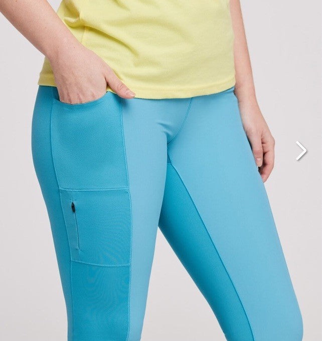 $115 Cotopaxi Women’s Verso Hike Tights Workout - Poolside Blue- Medium- New