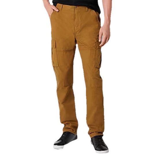 Mutual Weave Men’s - Relaxed Taper Cargo Pant- Royal Brown - 32W 32L