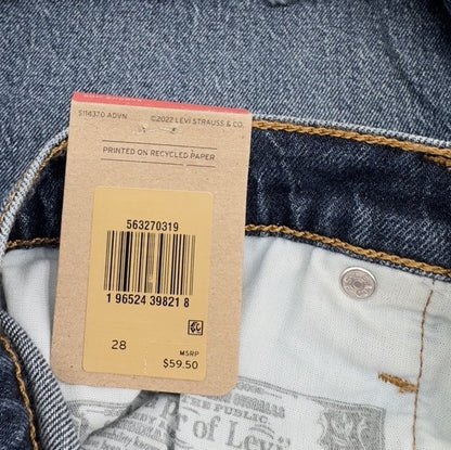 $59 Levi’s Women’s 501 Original Jean Shorts Button Fly - Personal Pair- Size 28
