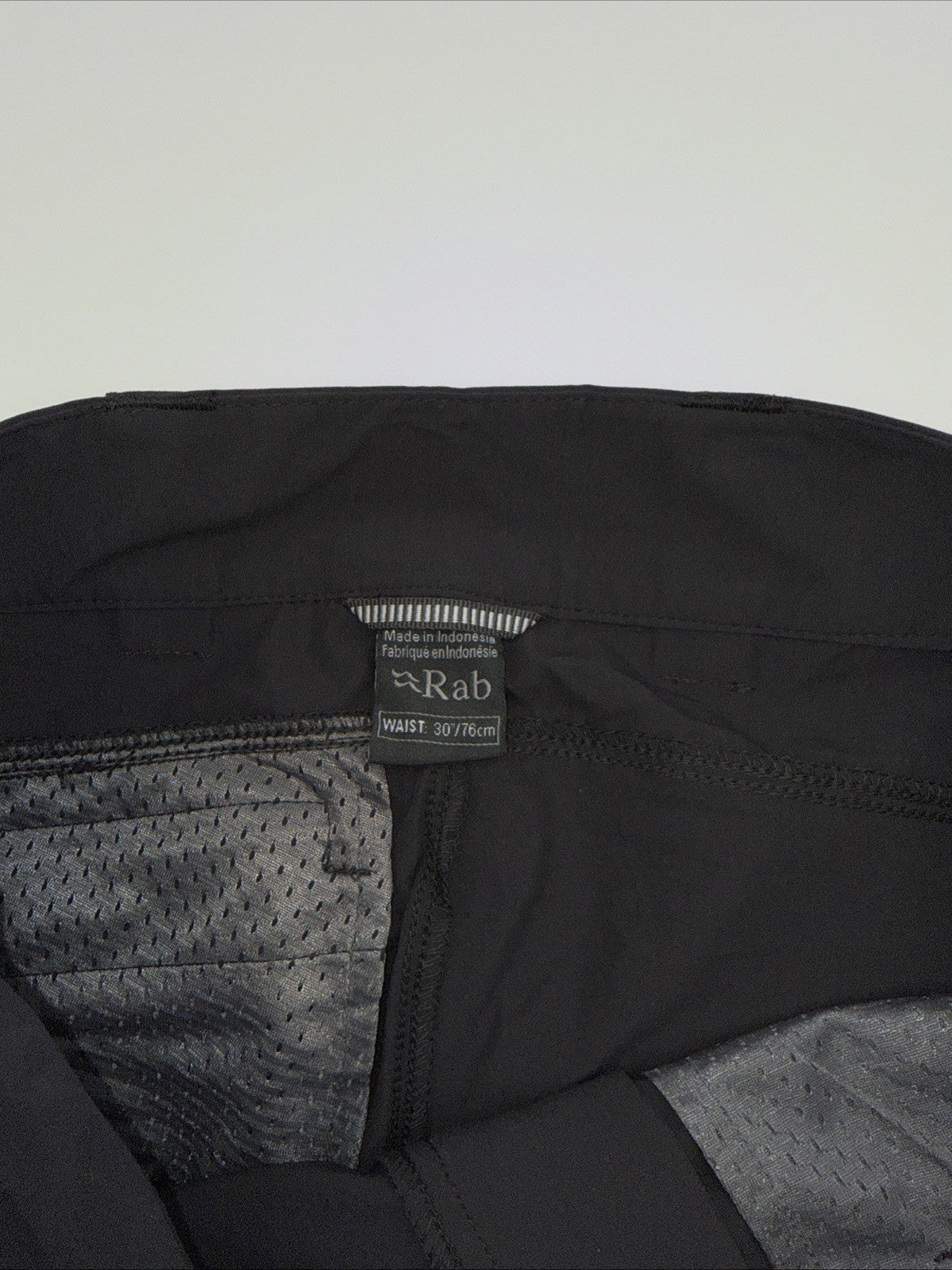 $80 Rab Men's Incline Stretch Fabric Lightweight Shorts- Dark Gray- Small (30”)
