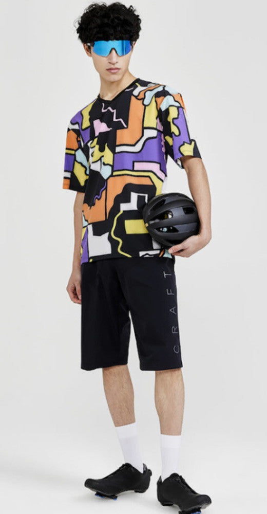 Craft Men’s Adv Bike Offroad SS Tee Shirt - Multicolor- Small