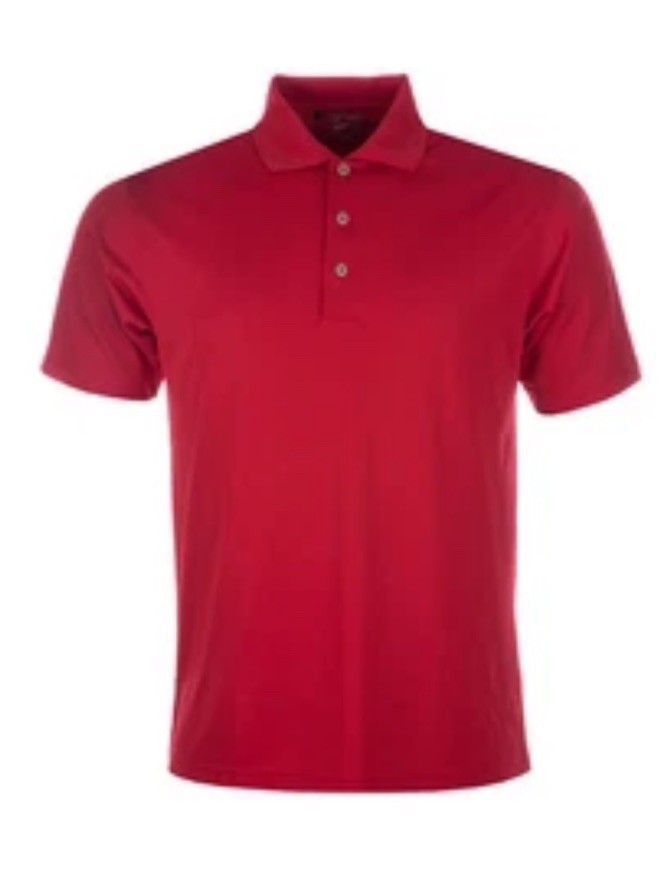 $70 Adidas Men’s Climalite Solid Golf Polo Shirt - Red - Medium - New Tag