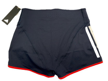 $110 Adidas Women’s Promo Booty Elite Running tights shorts IL1480- Navy- Medium