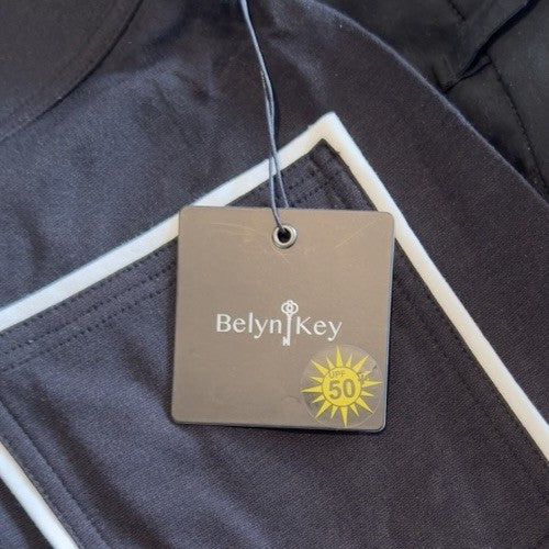 $116 Belyn Key Women’s Pocket Zip 18¾" Pull On Golf Skorts-Onyx - Size Small