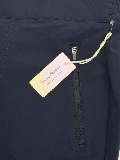 $98 Tommy Bahama Active Lightweight Stretch Pull On Pants-Navy - Medium -New Tag