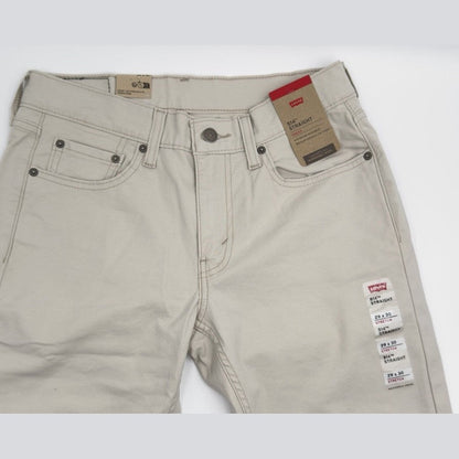 Levi's Men’s 514 Straight Fit Twill Pants-Pumice Stone-29W 30L