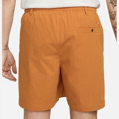 $85 Nike Men’s Life Woven Camp Shorts Monarch  FN3216-815- Orange- Medium - New