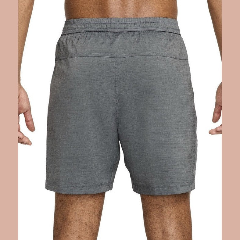 Nike Men's Form Dri-FIT 7" Unlined Versatile Shorts- Smoke Grey- Large