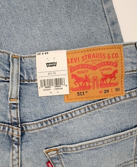 $69 Levi’s Men’s 511 SlimFit Stretch Jeans -Everyday Authentic-  29W x 30L