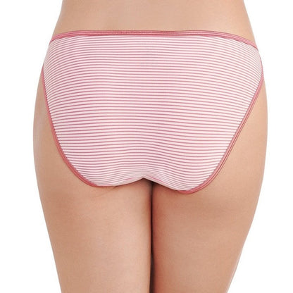 $40 Vanity Fair -3 pair- Women’s Illumination Bikini Panty 18108-Multi -7/Large