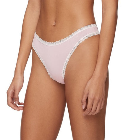 3 Pack Calvin Klein  Thong Panty- 1 Flirty/2 Invisible- Pink/Blush- Small