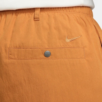 $85 Nike Men’s Life Woven Camp Shorts Monarch  FN3216-815- Orange- Medium - New